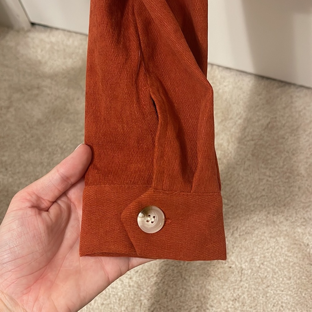 Cropped Burnt Orange Jacket - Picture 2 of 4